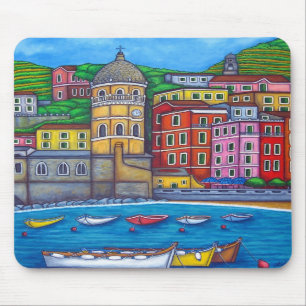 Farben der Vernazza Mausunterlage Mousepad
