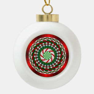 Farben der Weihnachtsschmuck Keramik Kugel-Ornament