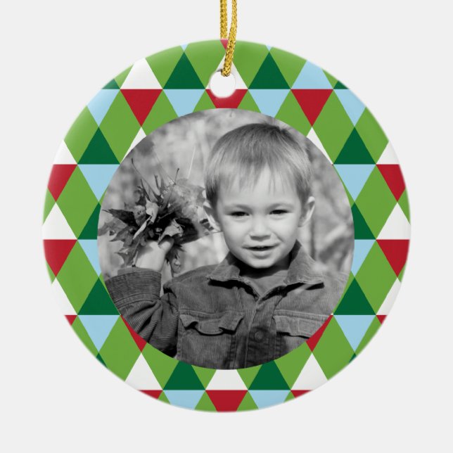 Farben des Jahreszeit-Fotos Keramik Ornament (Vorne)