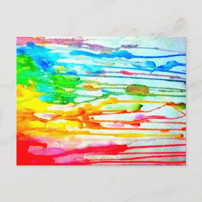 Farben des Lebens Postkarte (Vorderseite)