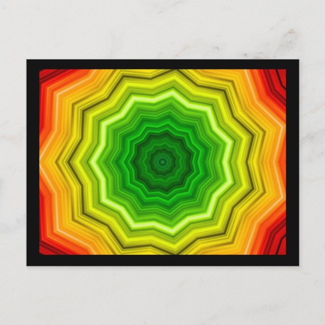 Farben des Lebens Postkarte (Vorderseite)
