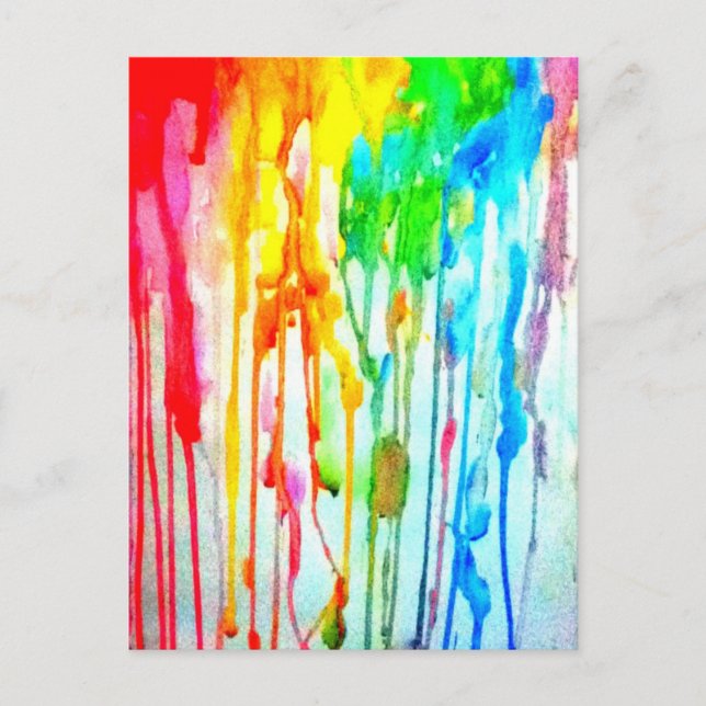 Farben des Lebens Postkarte (Vorderseite)