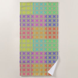 Farben des Rainbow-Alternativmusters Strandtuch