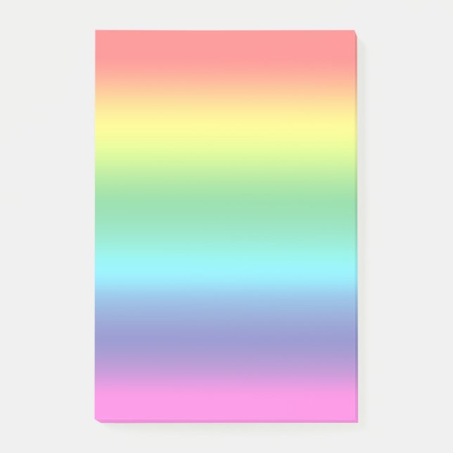 Farben des Regenbogens Post-it Klebezettel (Vorderseite)