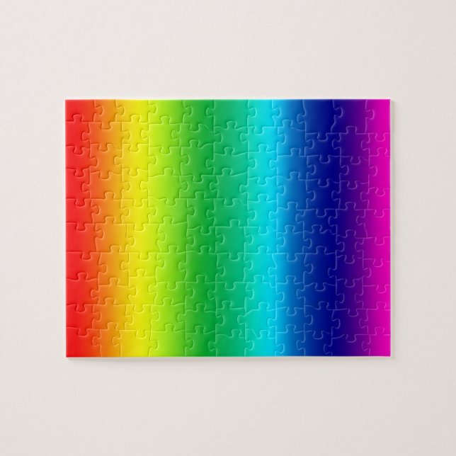 Farben des Regenbogens Puzzle (Horizontal)