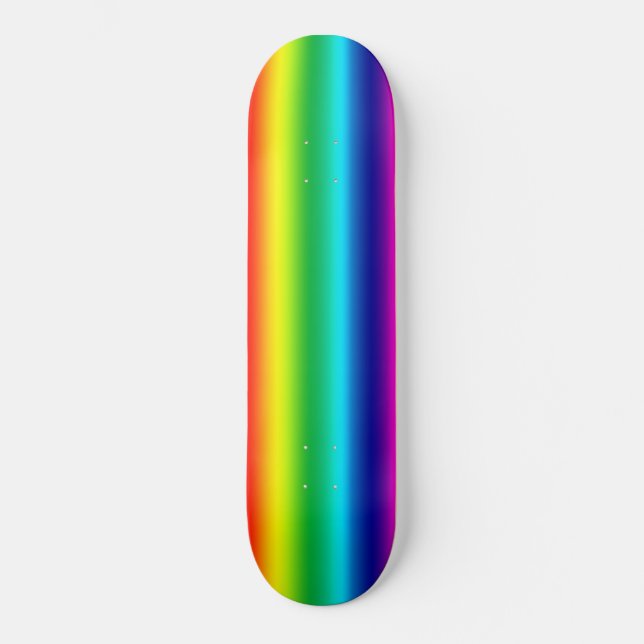 Farben des Regenbogens Skateboard (Vorderseite)