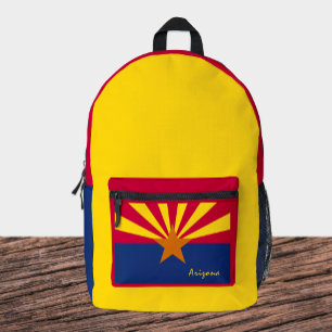 Farben des Rucksacks von Arizona, Flagge von Arizo Bedruckter Rucksack