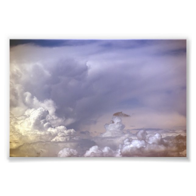 Farben des Sky-Fotos Fotodruck (Vorne)