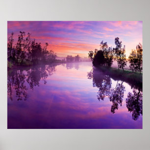 Farben des Sonnenaufgang-Plakats Poster