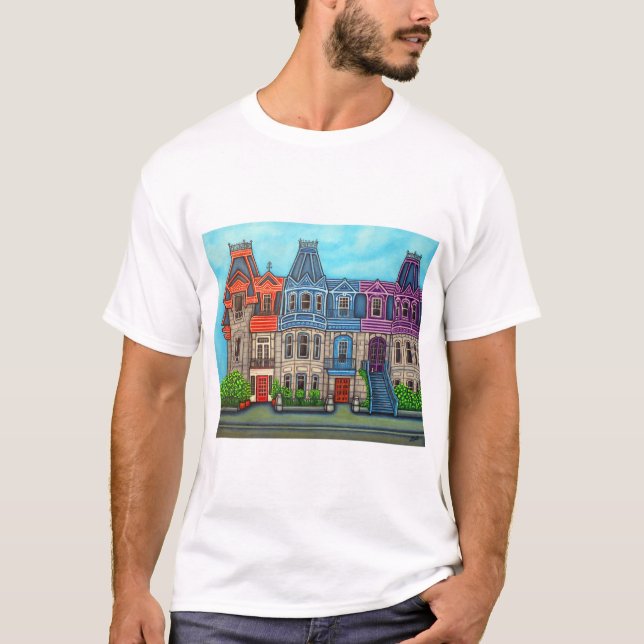Farben des T - Shirt von Montreal (Vorderseite)