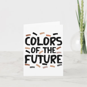 Farben des zukünftigen Shirts Schwarze Geschichte Karte