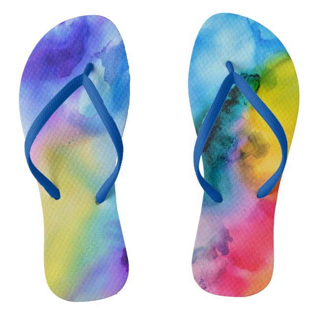 Farben Flip Flops (Fußbett)