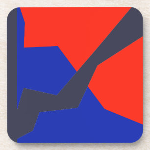 Farben für blaue, weiße Fahne Getränkeuntersetzer