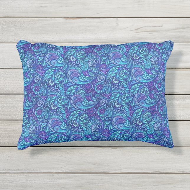 Farben für klassische Stile Kissen Für Draußen (Vorderseite)