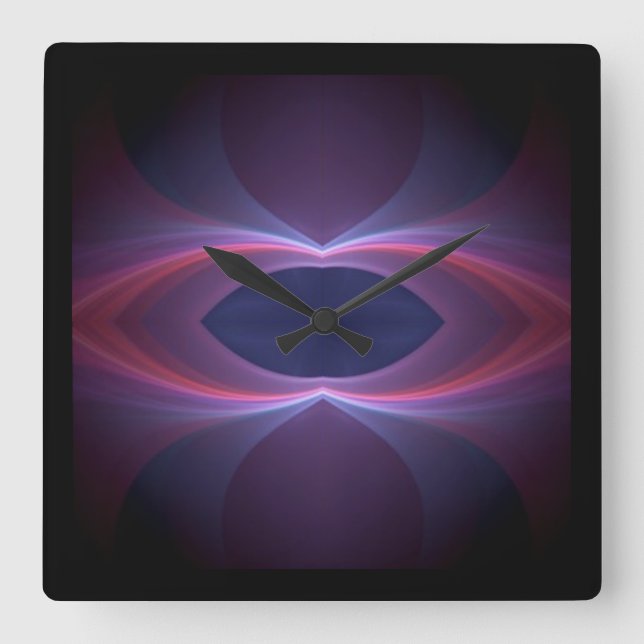 Farben für klassische Stile Quadratische Wanduhr (Vorderseite)