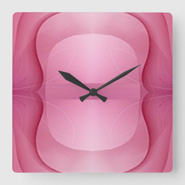 Farben für klassische Stile Quadratische Wanduhr (Vorderseite)