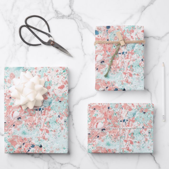 Farben Geschenkpapier Set (Vorderseite)