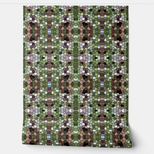 Farben Honeycomb Mosaikmuster Tapete (Abrollen)