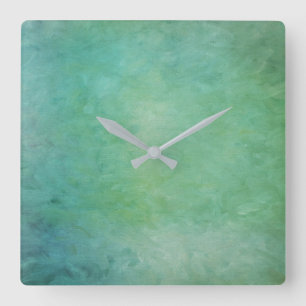 Farben im klassischen Stil Quadratische Wanduhr