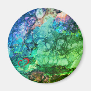 Farben im nächtlichen Greenleaf Magnet