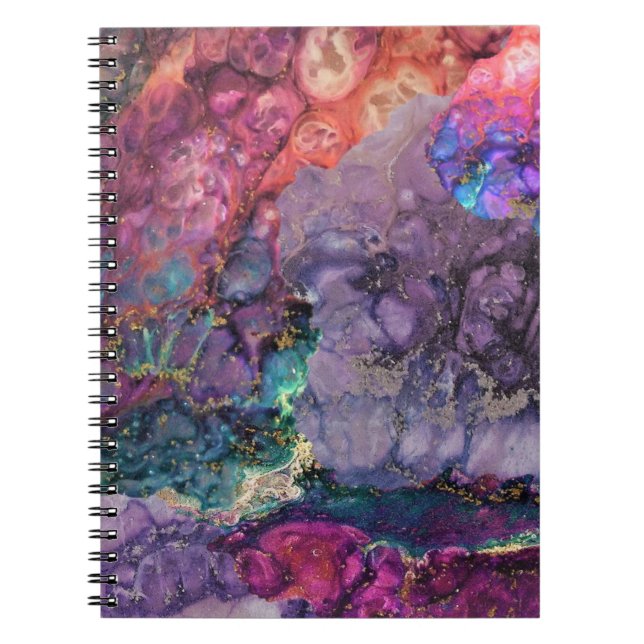 Farben im Night Spiral Notebook Notizblock (Vorderseite)