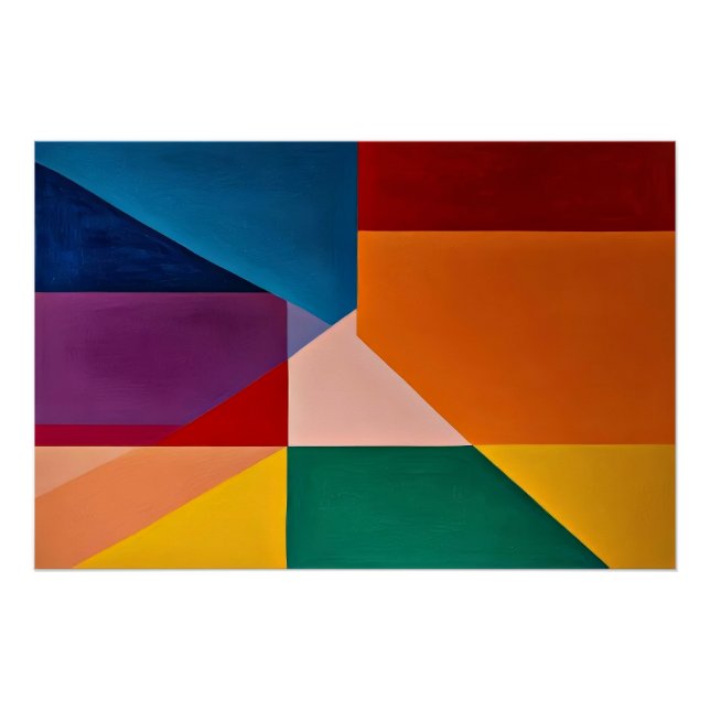 Farben in Balance Poster (Vorderseite)