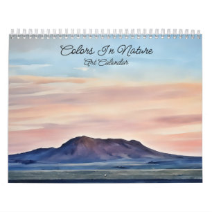 Farben in der Natur Art Kalender