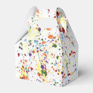 "Farben-/Kunst-Party-" Bevorzugungs-Kasten Geschenkschachtel