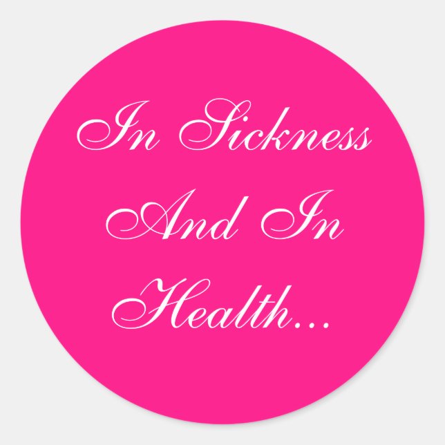 Farben laden zu hellrosa ein runder aufkleber (Vorderseite)