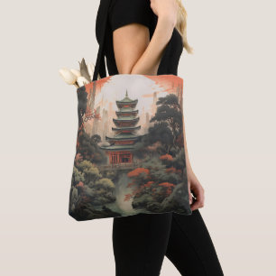 Farben Landschaft Asiatisches Haus