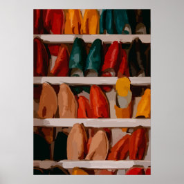 Farben Marokkos Poster
