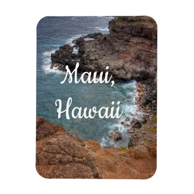 Farben Maui, Hawaii Magnet (Vertikal)