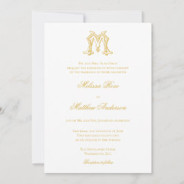 FARBEN MM Monogramm MM Logo Einladung