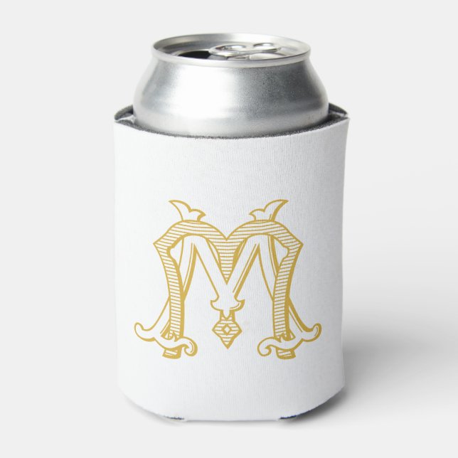 FARBEN MM Monogramm MM Wappen Gemütlich Dosenkühler (Kanne Vorderseite)
