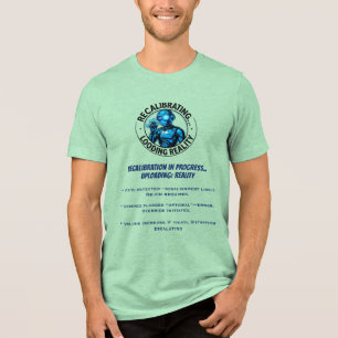 Farben Rebotic Verarbeitung Tri-Blend Shirt