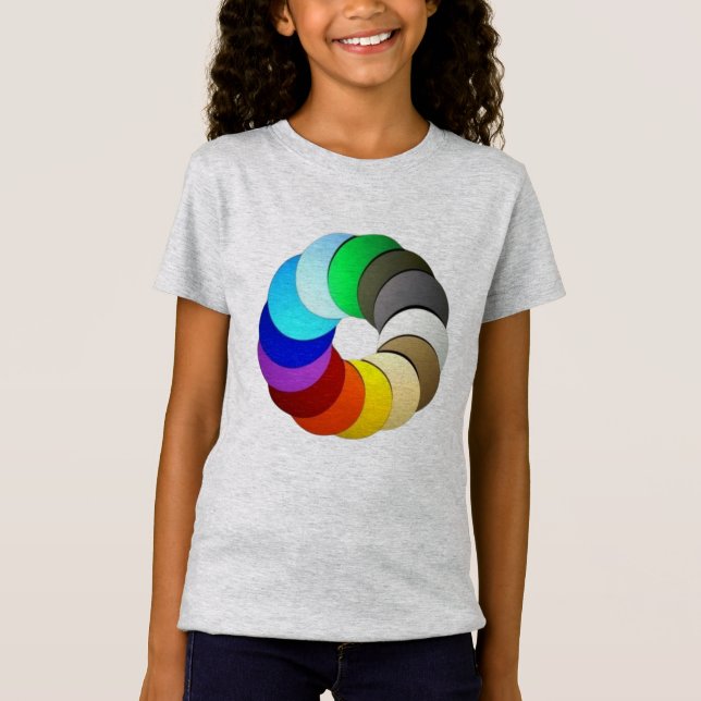 Farben Schönheitsdesigns T-Shirt (Vorderseite)
