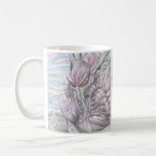 Färben Sie alien-Monster-futuristische Sci-FI Kaffeetasse