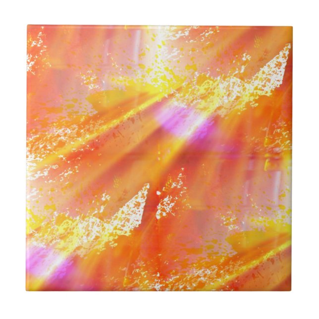 färben Sie das nahtlose Kunsthintergrundgelb, Fliese (Vorderseite)