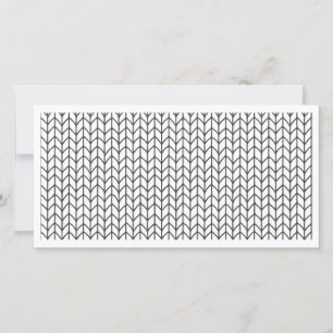 FARBEN SIE IHRE EIGENE Knitterkarte 8x4 / Horiz Karte