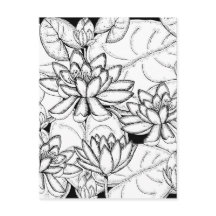 Färben Sie Ihre eigenen Lotus-Blume