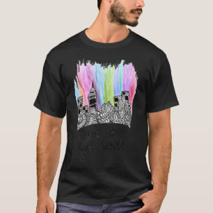 Färben Sie Ihre Welt Künstlerzitate Art Design T-Shirt