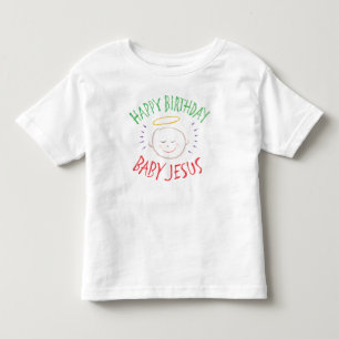 Färben Sie Kreide-alles- Gute zum Geburtstagbaby Kleinkind T-shirt