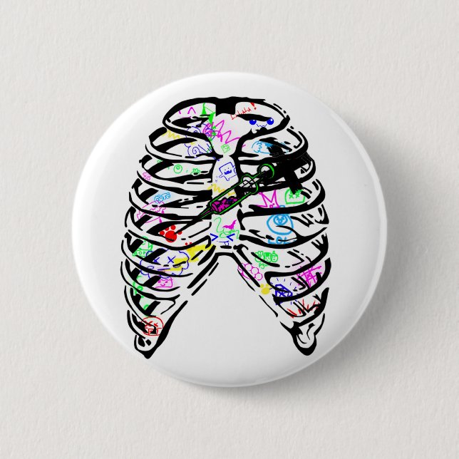 färben Sie mich Button (Vorderseite)