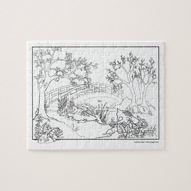 FARBEN SIE MICH! Machen Sie Ihren eigenen Geschenk Puzzle (Horizontal)