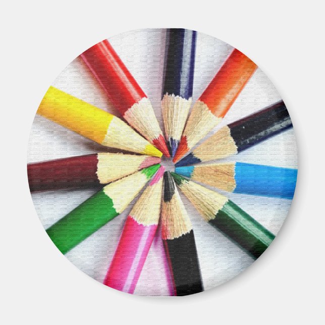 FARBEN SIE MIR GLÜCKLICH MAGNET (Vorne)