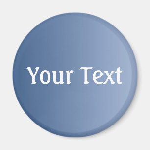 FÄRBEN Sie NUR Steigungen blau + Ihr Text Magnet