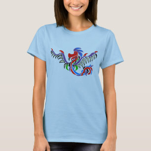 färben Sie Stammes- breites T-Shirt