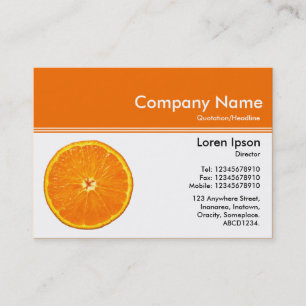 Färben Sie Titel III v2 - Orange (F66C01) - Visitenkarte