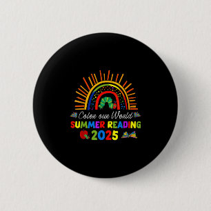 Färben Sie unsere Welt Sommerlektüre 2025 Für Kind Button