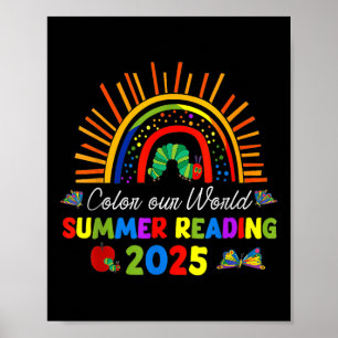 Färben Sie unsere Welt Sommerlektüre 2025 Für Kind Poster